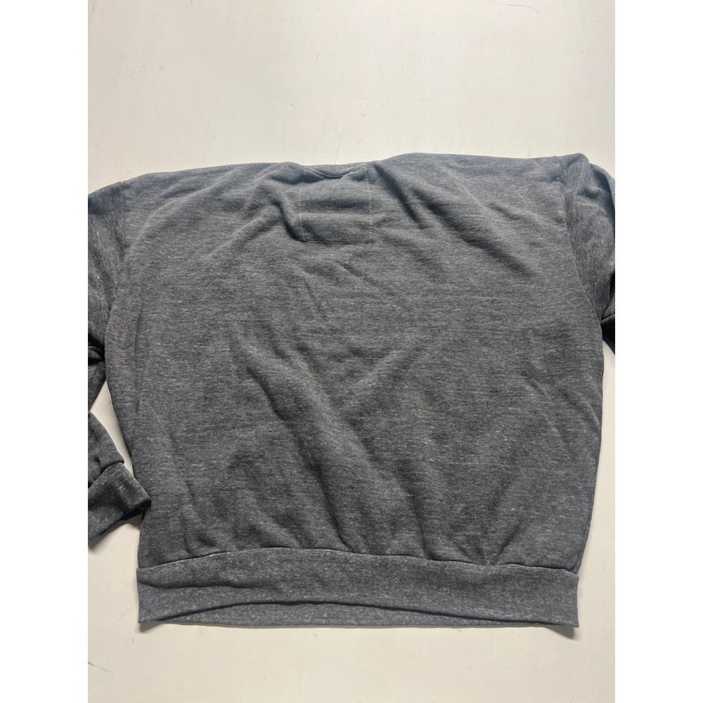 Aviator Nation Oversized Sweatshirt Gray Boxy Fit Gym Running Women Sz Small USA - Picture 9 of 9